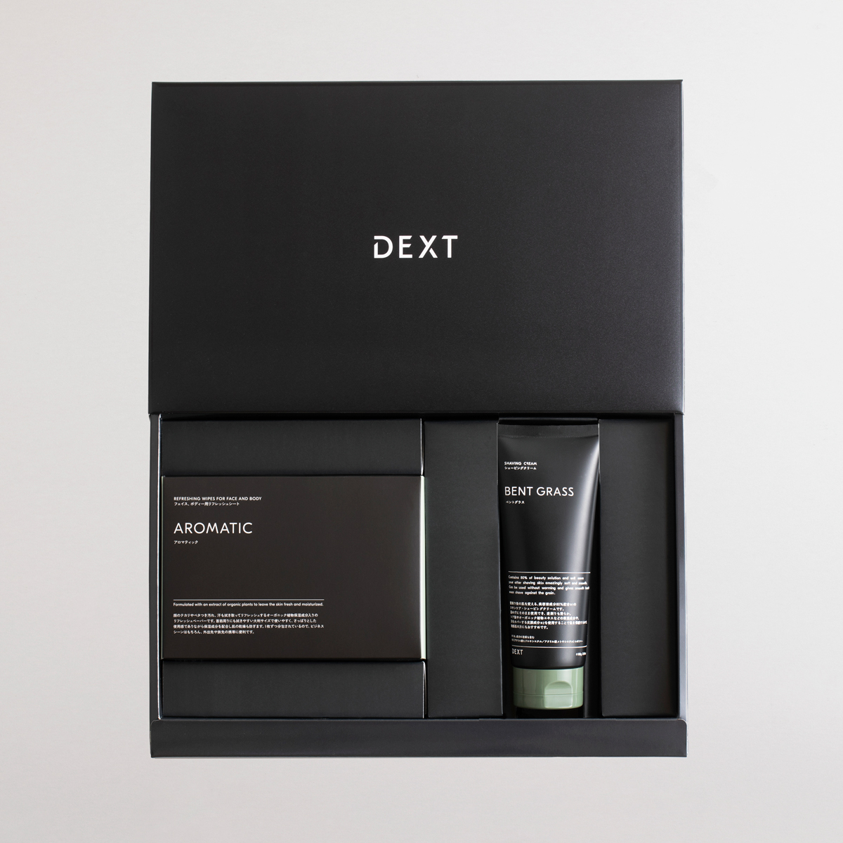 DEXT REFRESHING WIPES FOR FACE AND BODY (AROMATIC) & SHAVING CREAM
